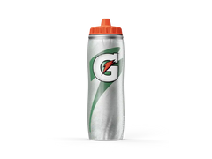 Insulated Squeeze Bottle Silver Product Tile