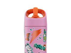 Rookie bottle pink with stickers